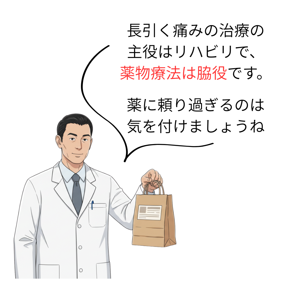 薬物療法について解説する薬剤師