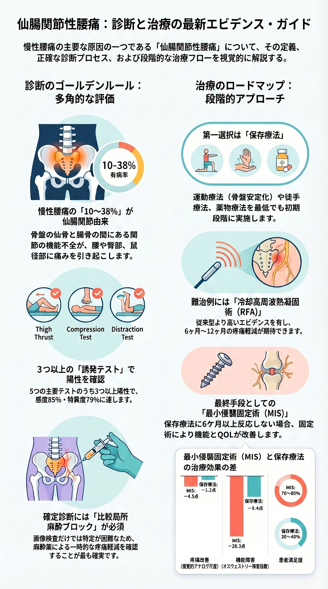 仙腸関節性腰痛：診断と治療の細辛エビデンス・ガイド