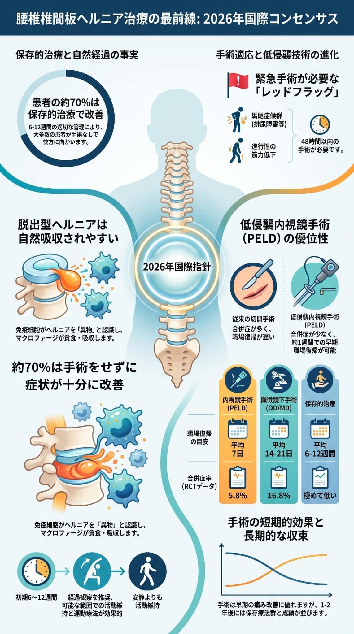 最新の腰椎椎間板診療における国際的なコンセンサス