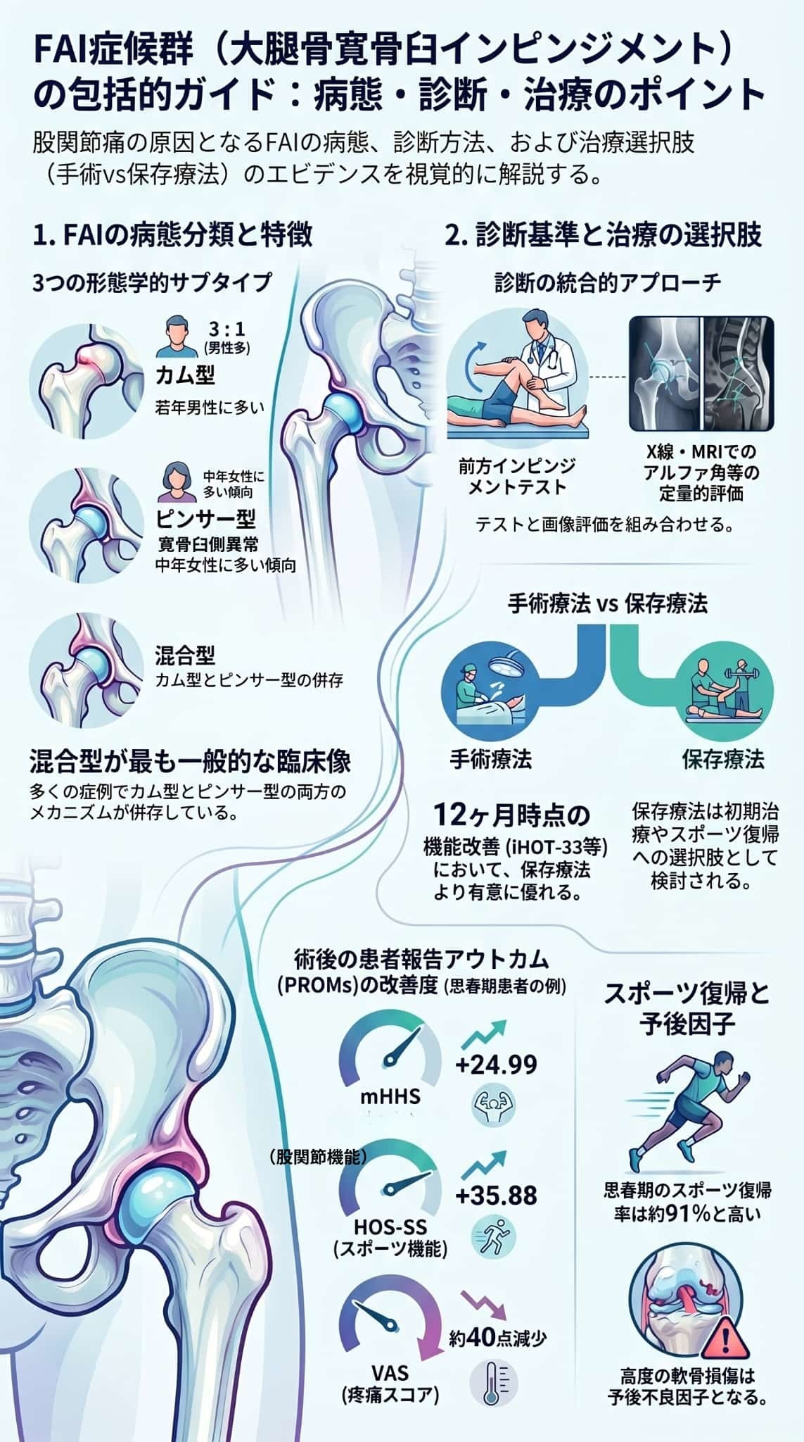 変形性腰椎症の退行性変化の図解