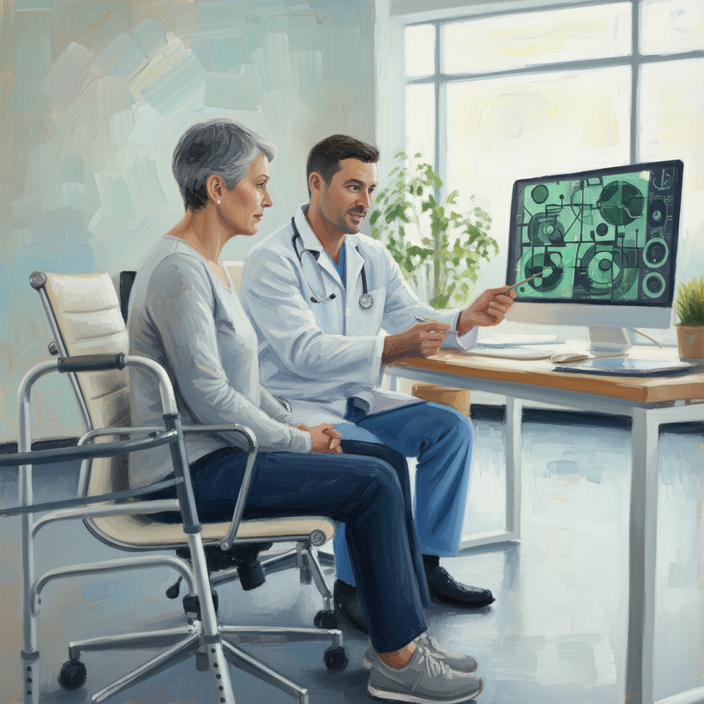 腰部脊柱管狭窄症の症状と画像所見が不一致の患者さん