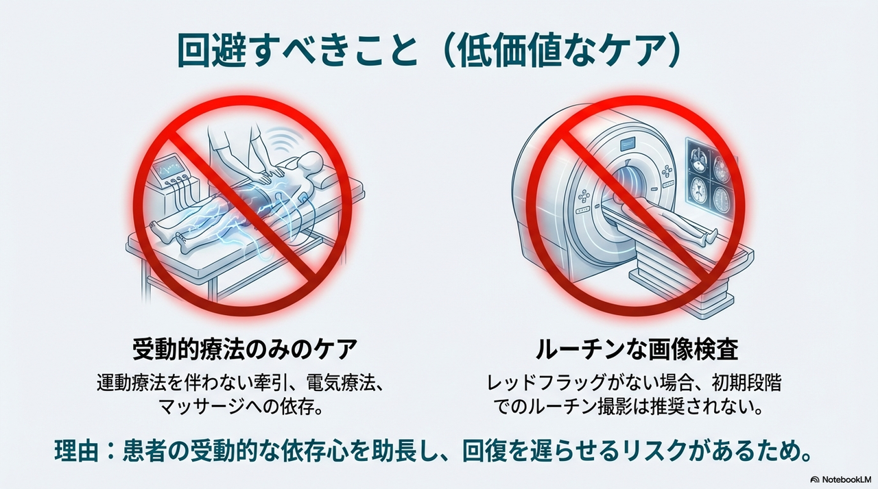 坐骨神経痛の治療で避けるべきこと