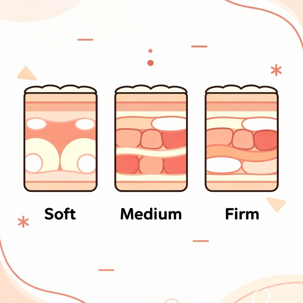 マットレスの硬さ