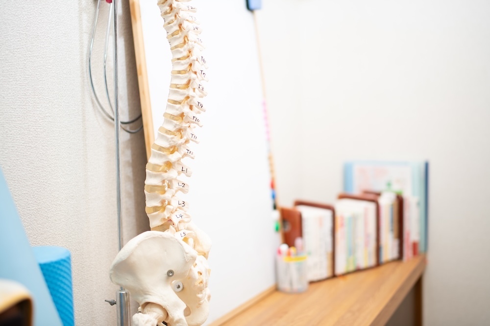 ひまわり接骨院での五十肩の評価・カウンセリング風景