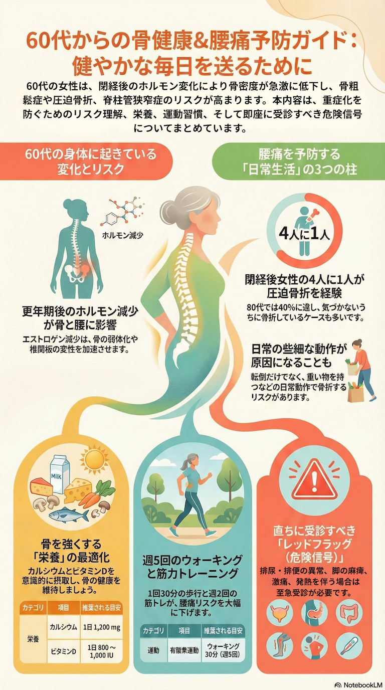 60代女性の腰痛ガイド