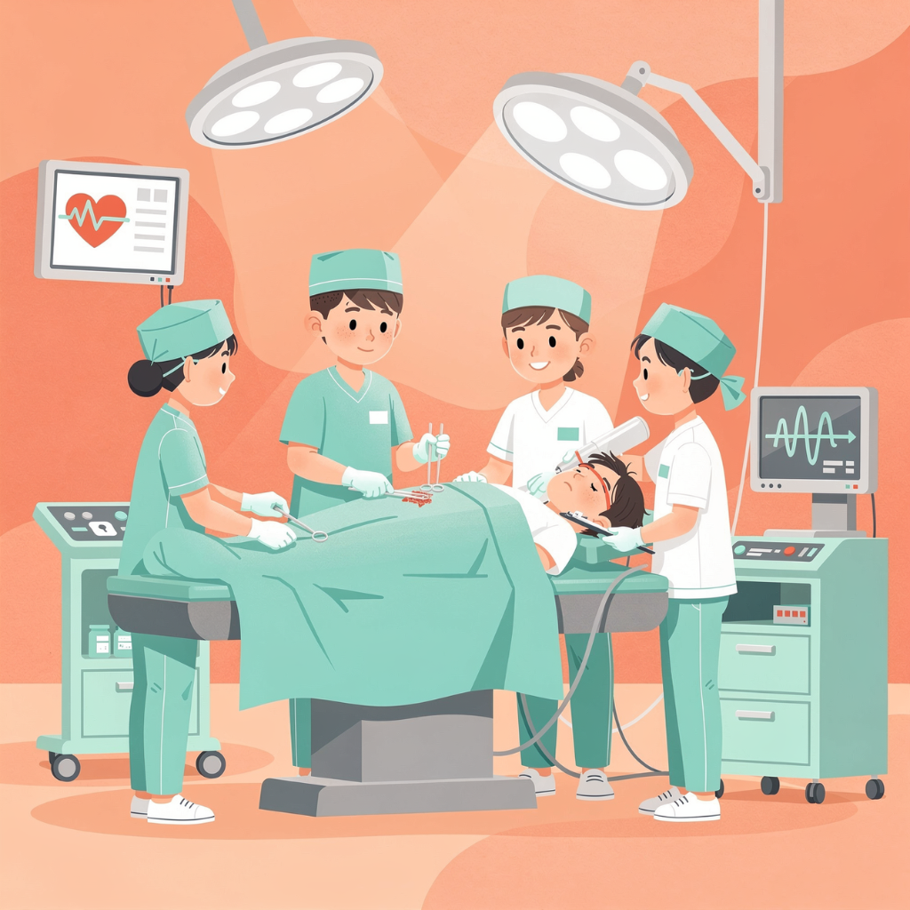 腰痛で手術を受けている