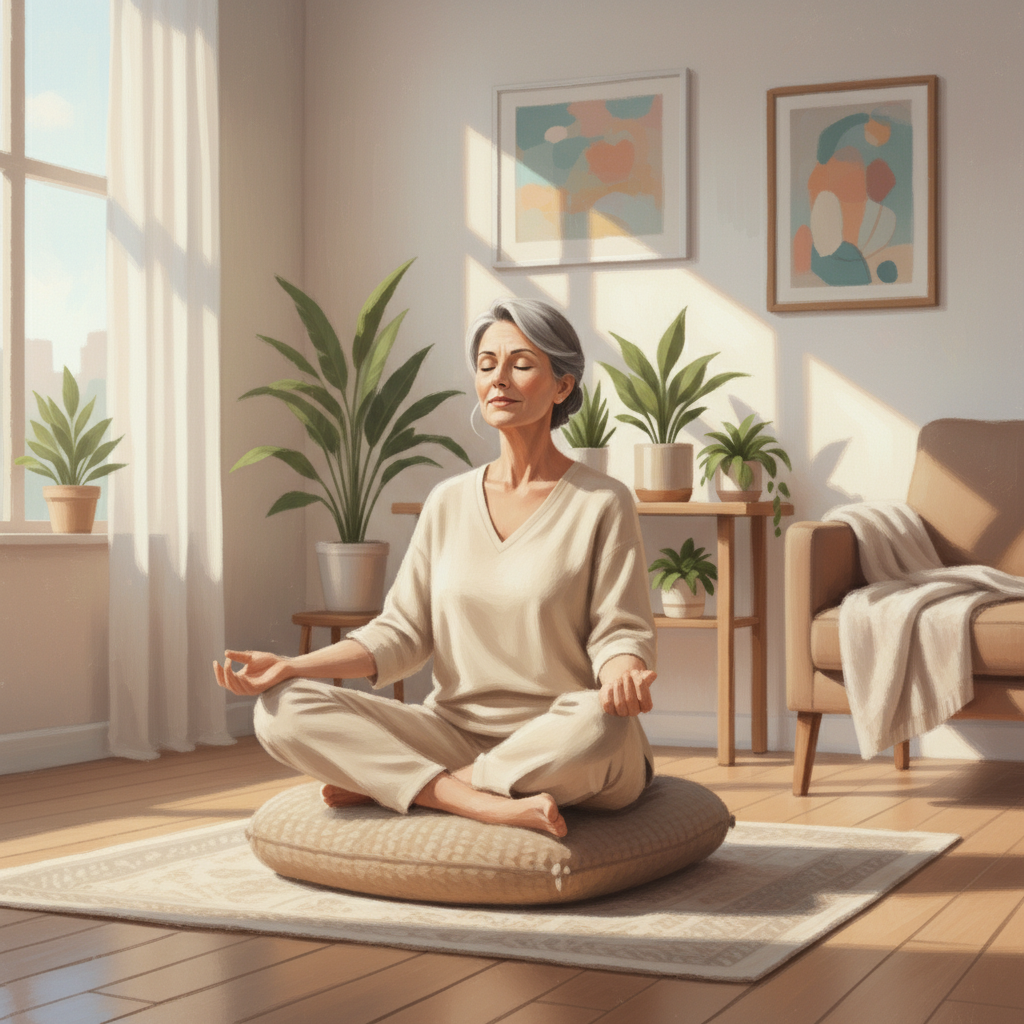 マインドフルネスに取り組む痛覚変調性疼痛の患者さん