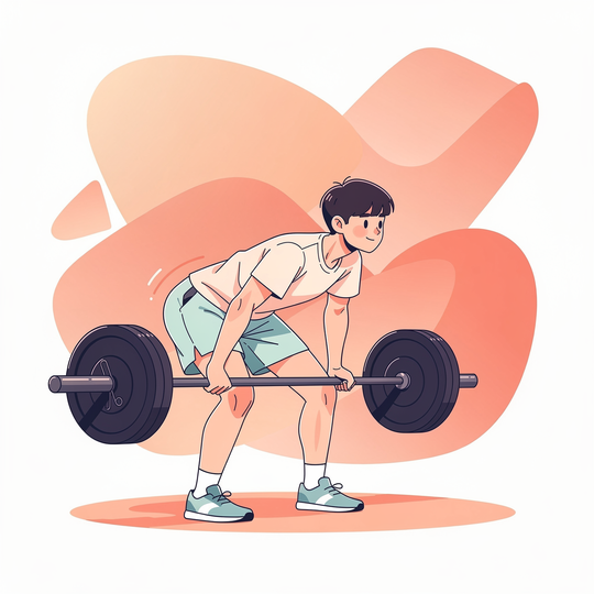 後方筋群の筋トレに励む坐骨神経痛患者