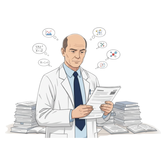 腰痛に関する医学論文を読む医療者