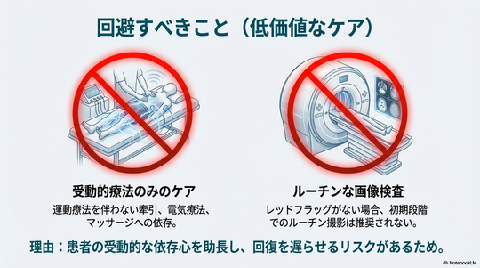 坐骨神経痛の治療で避けるべきこと