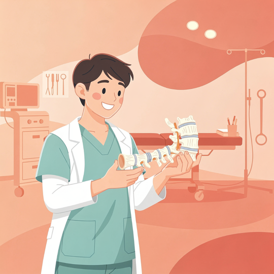 妊娠がもたらす変性変化を説明する医療者