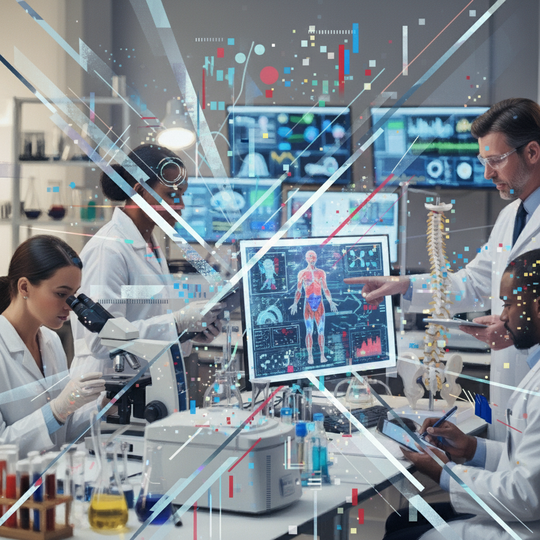 腰痛の原因を追究する医療者たち