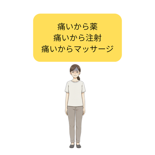 痛みばかりに注目する対症療法の罠